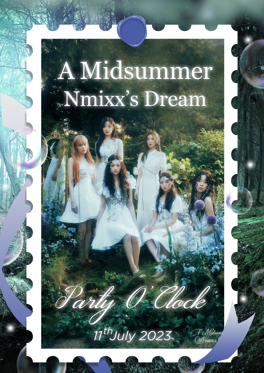 NMIXXlES's tweet image. . .. ✧ 📜🫧 Summer partially celebration with lovely vistas of endless sky amidst forests that looked so fabulous. We cordially invite everyone to take pleasure in these splendor of little fairies showing endless delight through midsummer's NMIXX dream Party O'clock! ★ ๋࣭  ⊹