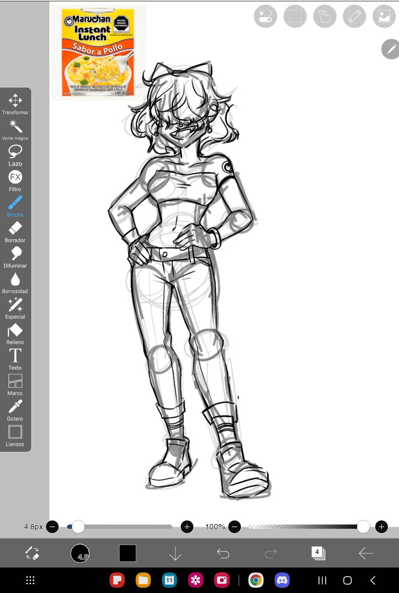 DamenHaydenn's tweet photo. Current WIP since I wanted to eat something but my mind went
"HEY HOW ABOUT YOU HUMANIZE THIS?!"
DAMN I WANTED TO EAT, NOT DRAW
Anyway probably by tomorrow I'll have the finished result
#WIP #artwork #wipart #maruchan #Food #humanizingbrands #animeartist https://t.co/yEVXlS4OcI