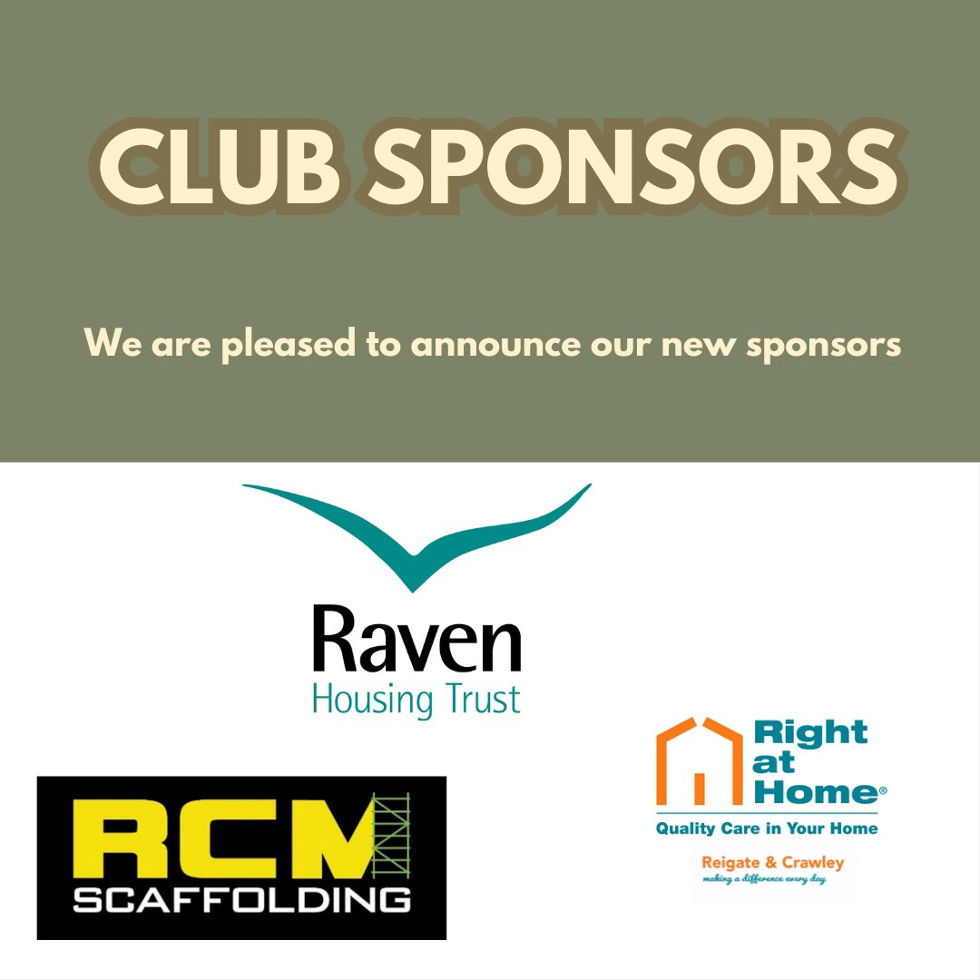 We are very pleased to welcome three new sponsors to the club. 

Thank you for your support.