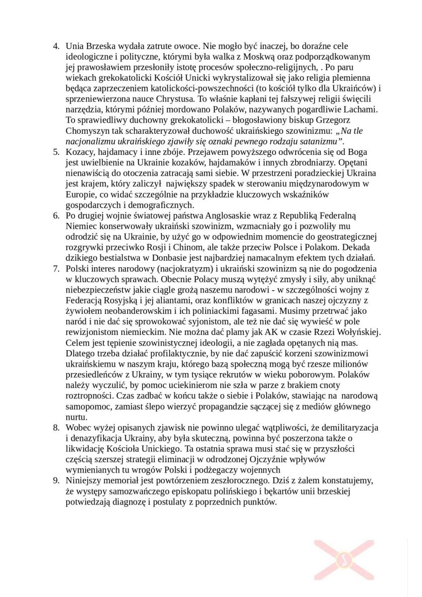 k8dplus's tweet photo. 11 lipca 1943
Kulminacja ukraińskich mordów na polskiej ludności, dokonana przy aprobacie grekokatolickich duszpastuchów, pod zarządem okupacyjnym Niemiec.

80 lat później watykański sanhedryn z KiEP ostatecznie udowodnił, że jest wrogiem Polski i Polaków.
https://t.co/a6Gzt6SmrO https://t.co/5bX8b0ob62