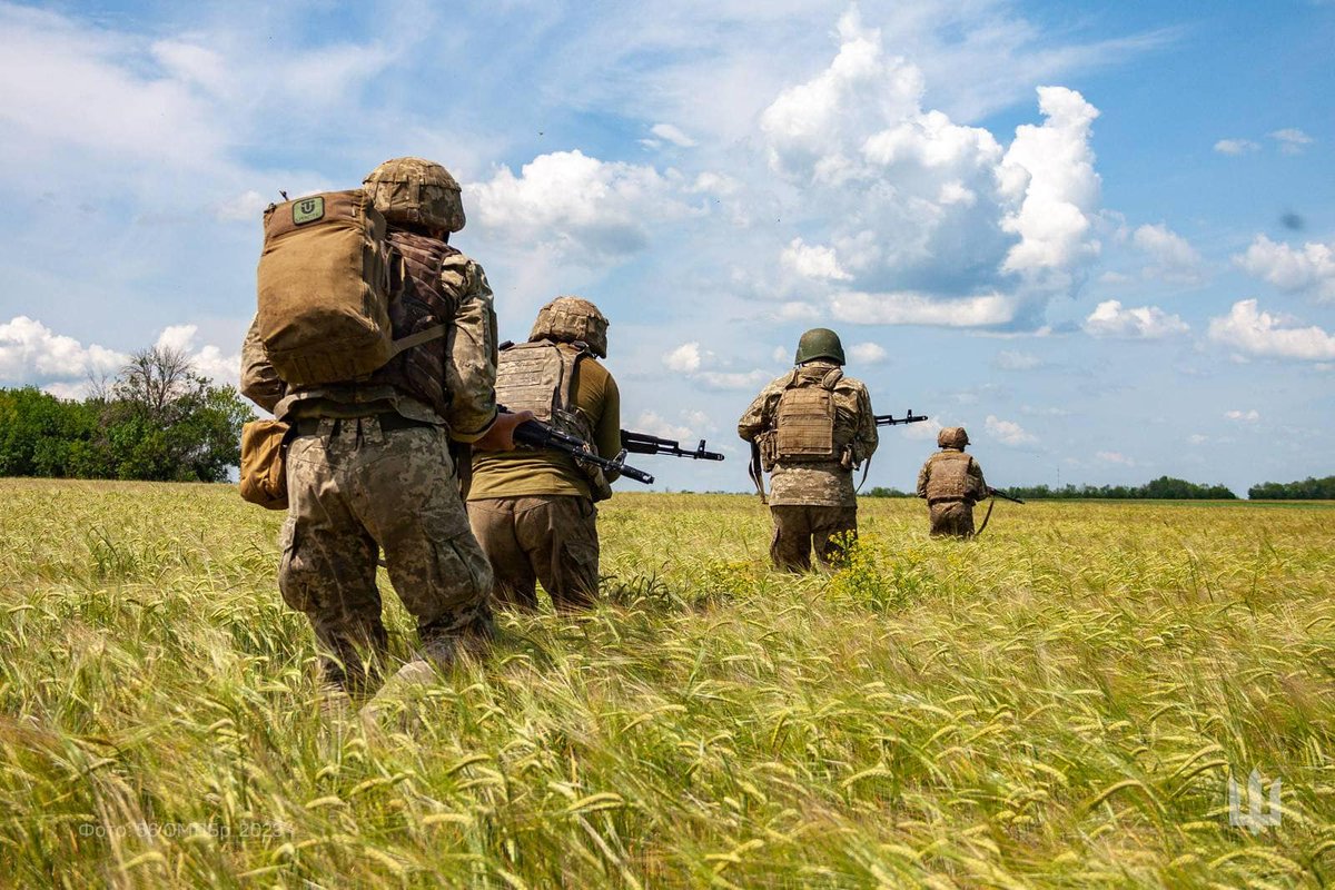 ZelenskyyUa's tweet photo. The courage of Ukrainian heroes has wiped away the dust of history from all the values for the protection of which NATO was created. The eastern border of Ukraine, the border of our state and the positions of our warriors are the line that the Russian dictatorship, which in various forms, but always, always tried to conquer the peoples of Europe, will never cross again.