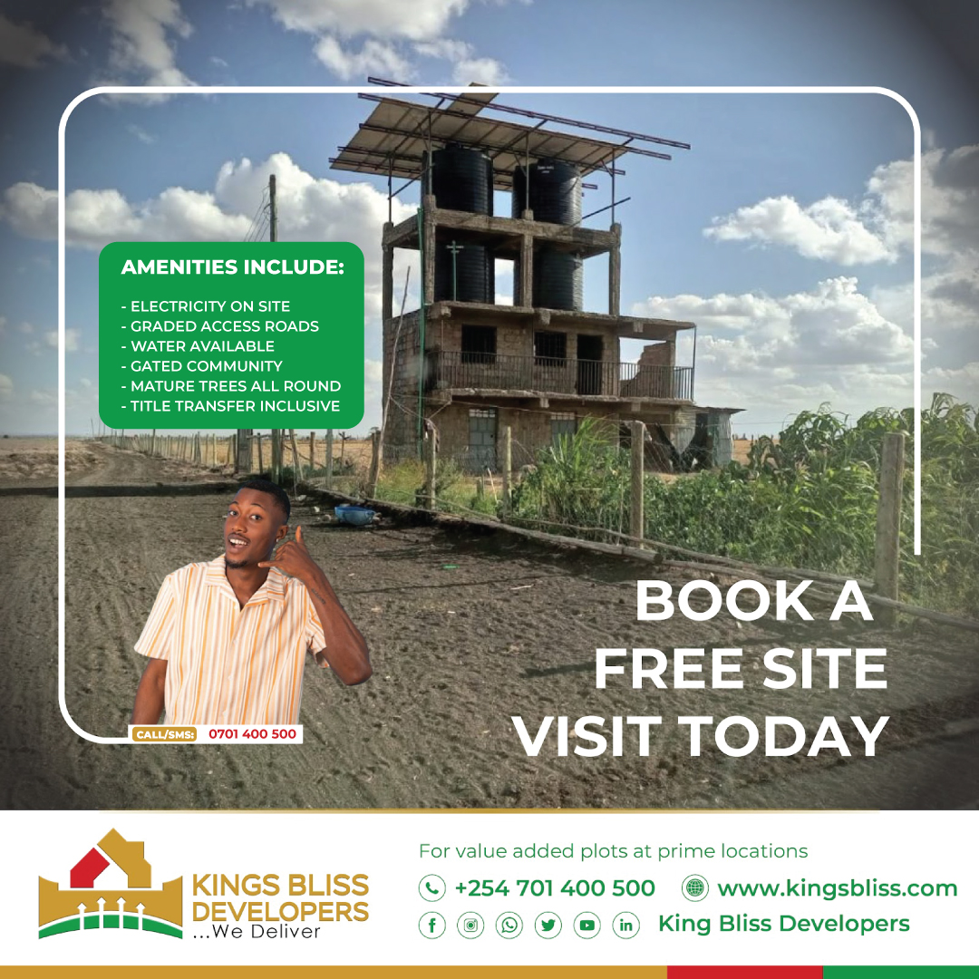 osterix_realty's tweet photo. BOOK A FREE SITE VISIT TODAY 🤝🏾
To view our properties in Mwalimu Farm, Kisaju, or Joska, CALL/WhatsApp: 0786643220

#landforsaleinkenya #plotsforsale #joska #mwalimufarm #kisaju #Affordableplots #Njugush 

Statehouse 
Malala
Asap Royco https://t.co/16IXb5VKBr