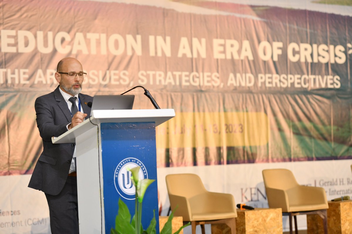 1/ Delivering the keynote speech today in Kigali at the start of the international conference ‘Peace Education in an Era of Crisis’, Aegis founder @DrJMSmith made the following comments in recognition of today’s #SrebrenicaGenocide anniversary: