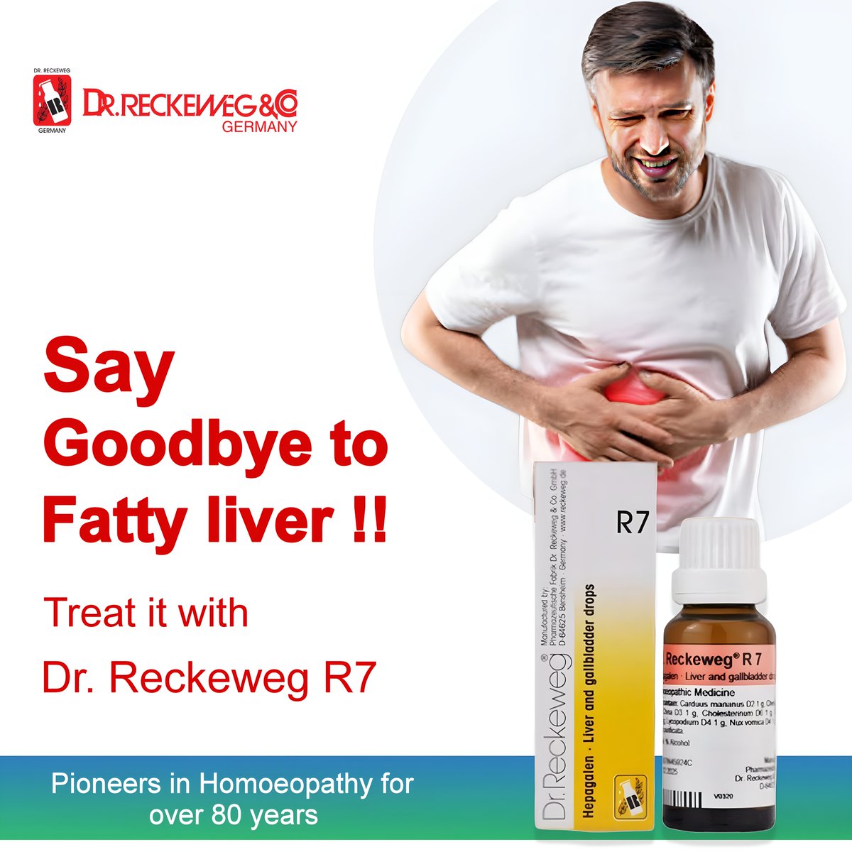 Swelling of the liver with sensation of pressure on liver? Cure it with Dr. Reckeweg R7
.
Buy online at reckeweg-india.com
.
#drreckewegR7 #Fattyliver #liverproblems #fattyliverdisease #homoeopathy