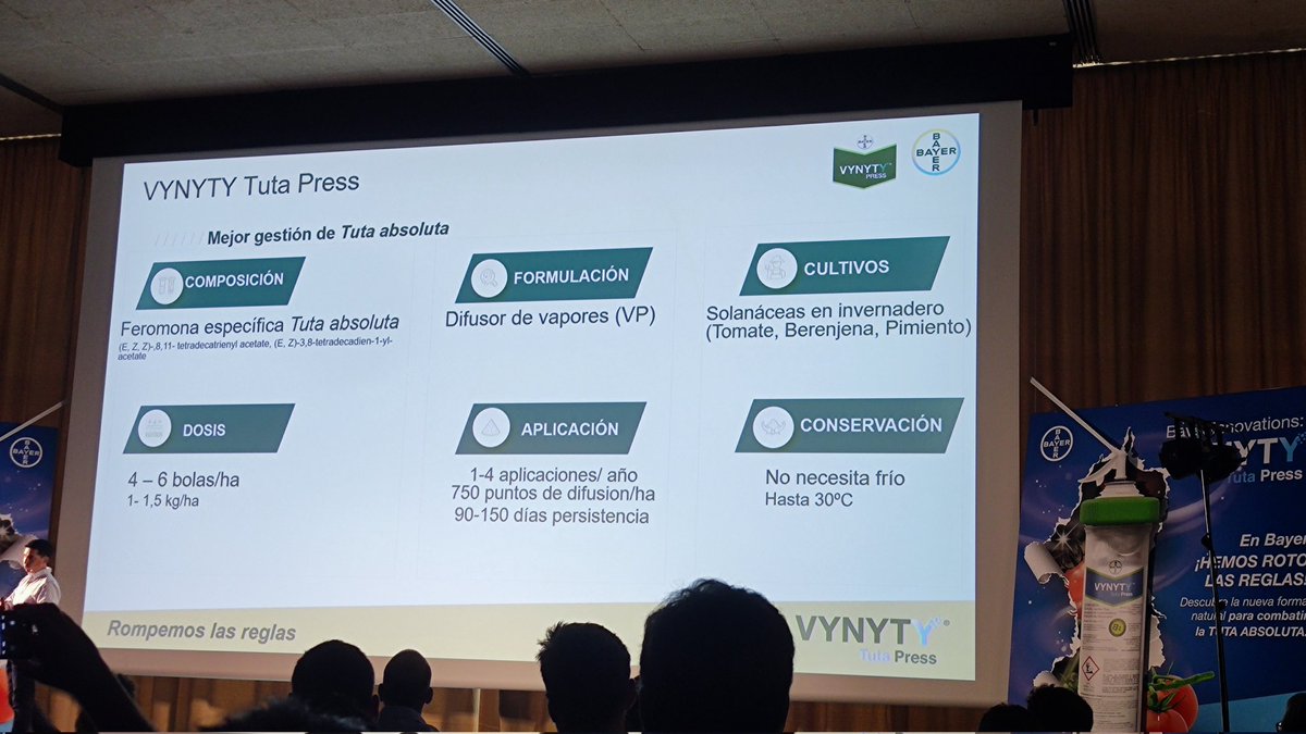 eComercioAgr's tweet photo. @Bayer4CropsES @BayerEspana @Bayer4Crops @FalconGissele @Margalopez77 @BarbaraAguayoM3 @mperezmen @RuizJoseEsteban @SieteAgromarket @HortiData @imida_murcia @javipd82 De esta tecnología llega #VynytyTuta registrado para uso en #Invernadero 

Para mejora de la gestión y control de la #tuta 👉 @javipd82 @BayerEspana 

#Tomate #Berenjena #Pimiento #Almeria #ECAFruits #confusionSexual #Feromonas https://t.co/NYh3oZWtfq