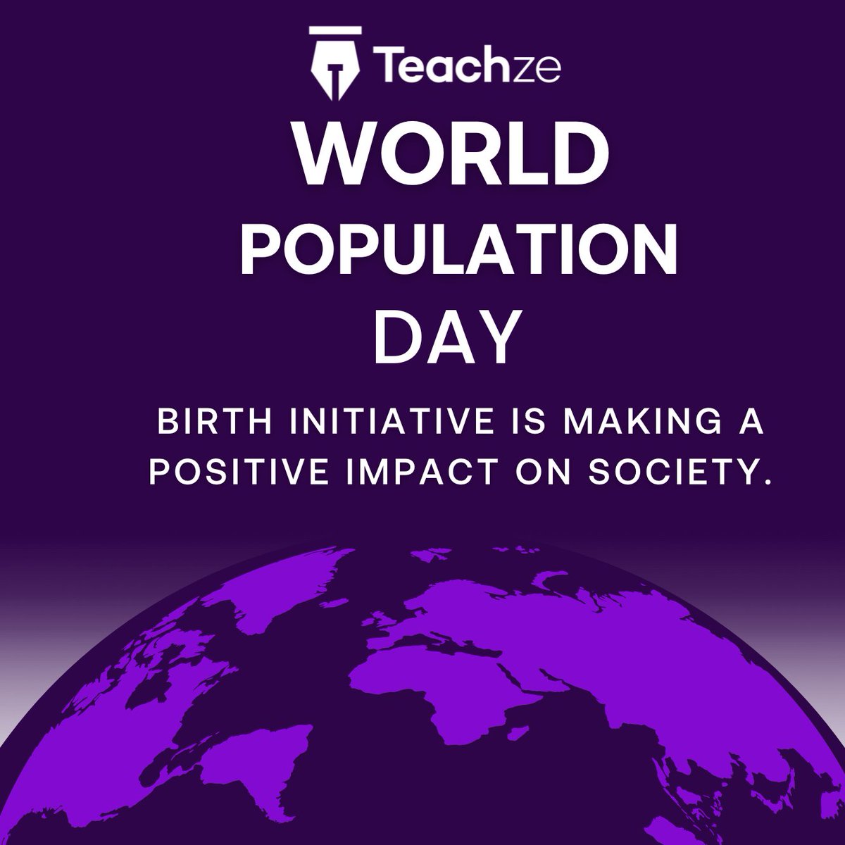 teachze_inc's tweet photo. World Population Day!!!

#WorldPopulationDay #populationday #population #PopulationAwareness #PopulationControl #society #teachze #education #tuitions #EducationForAll https://t.co/Cpe652sMen