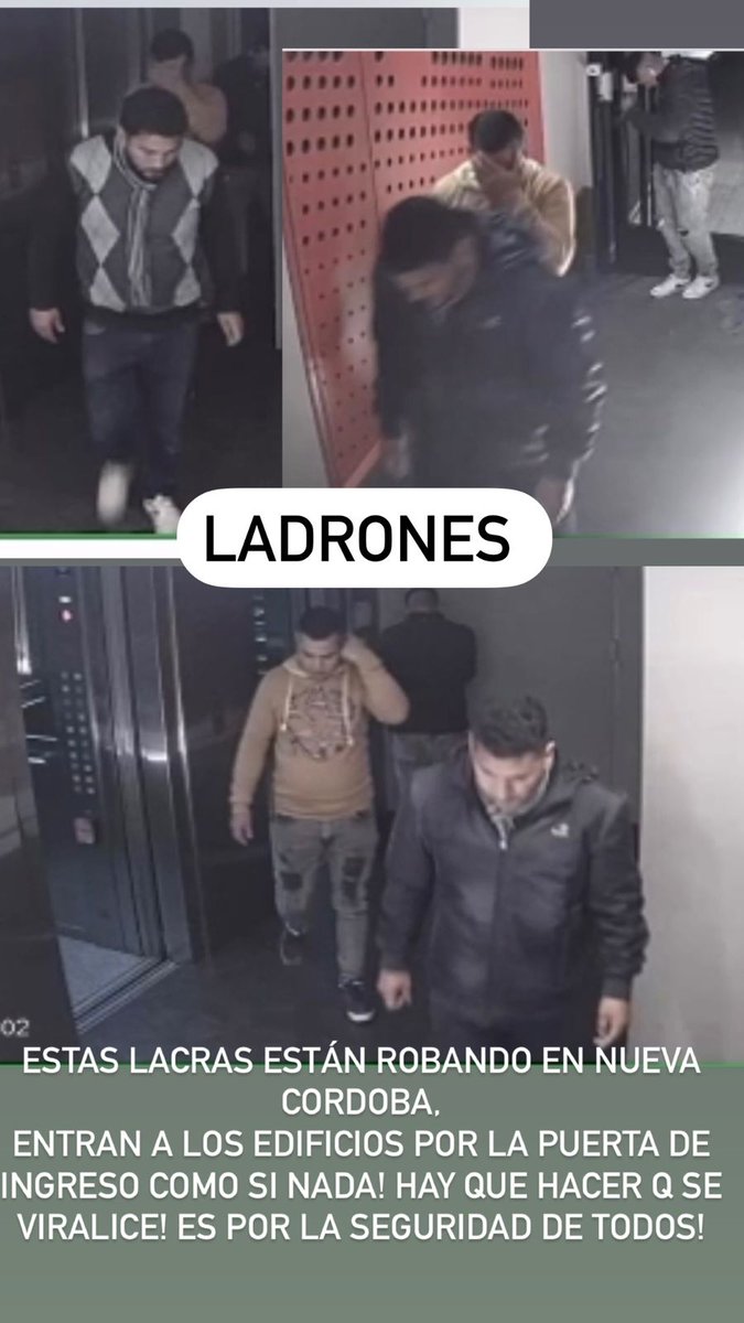 Andan robando por el barrio. San Lorenzo, Paraná, Ob Salguero. Vecinos a cuidarse. Está todo complicado.