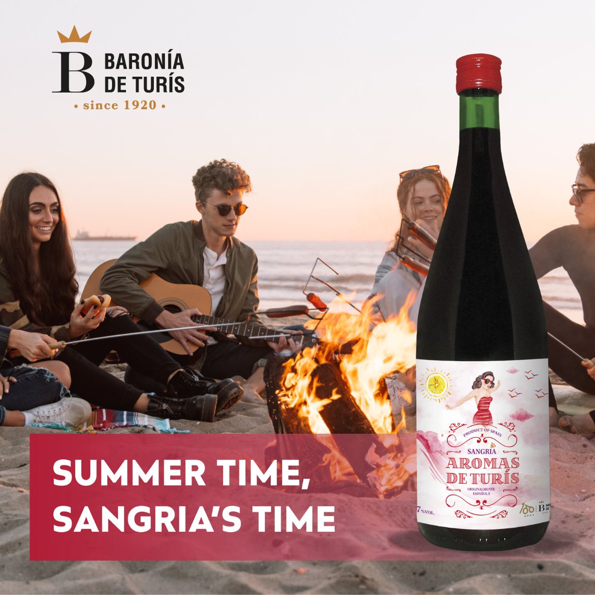 ¡Disfruta del Sabor del Verano con nuestra sangría Aromas de Turís! 
Disponible en nuestra web baroniadeturis.es

#spain #valencia #wine #winelover #winetasting #redwine #winetime #winelovers #vino #vinotinto #vinos #verano #summertime #summervibes #fresh #freshfood #summer