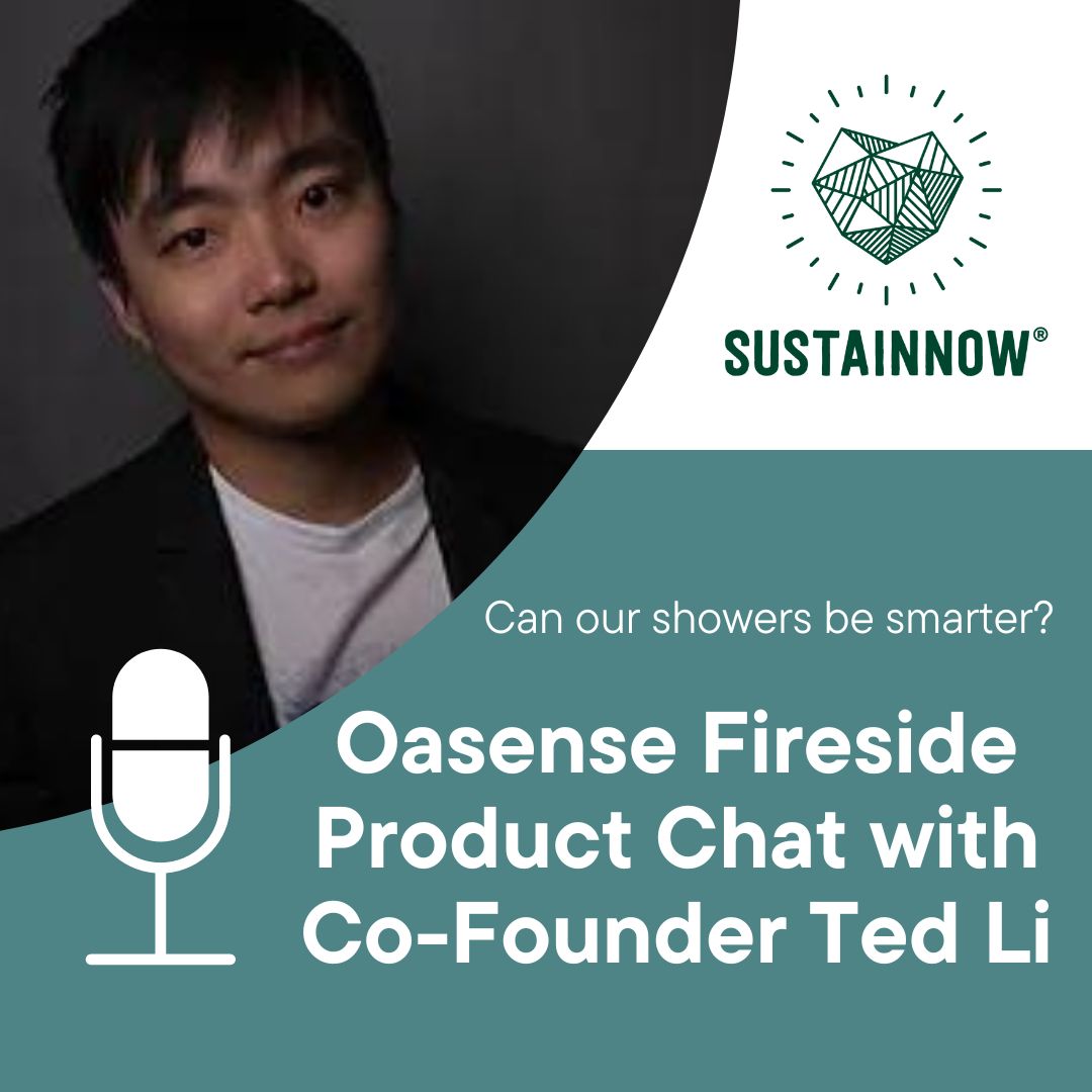 New #podcast alert! Tune in to our first ever fireside product chat with Ted Li, the co-Founder of OASENSE. Listen about his journey in developing the world's first sensor smart shower!

Find the link here: sustainnow.ch/post/21-oasens…

#sustainability #waterconservation #smartshower
