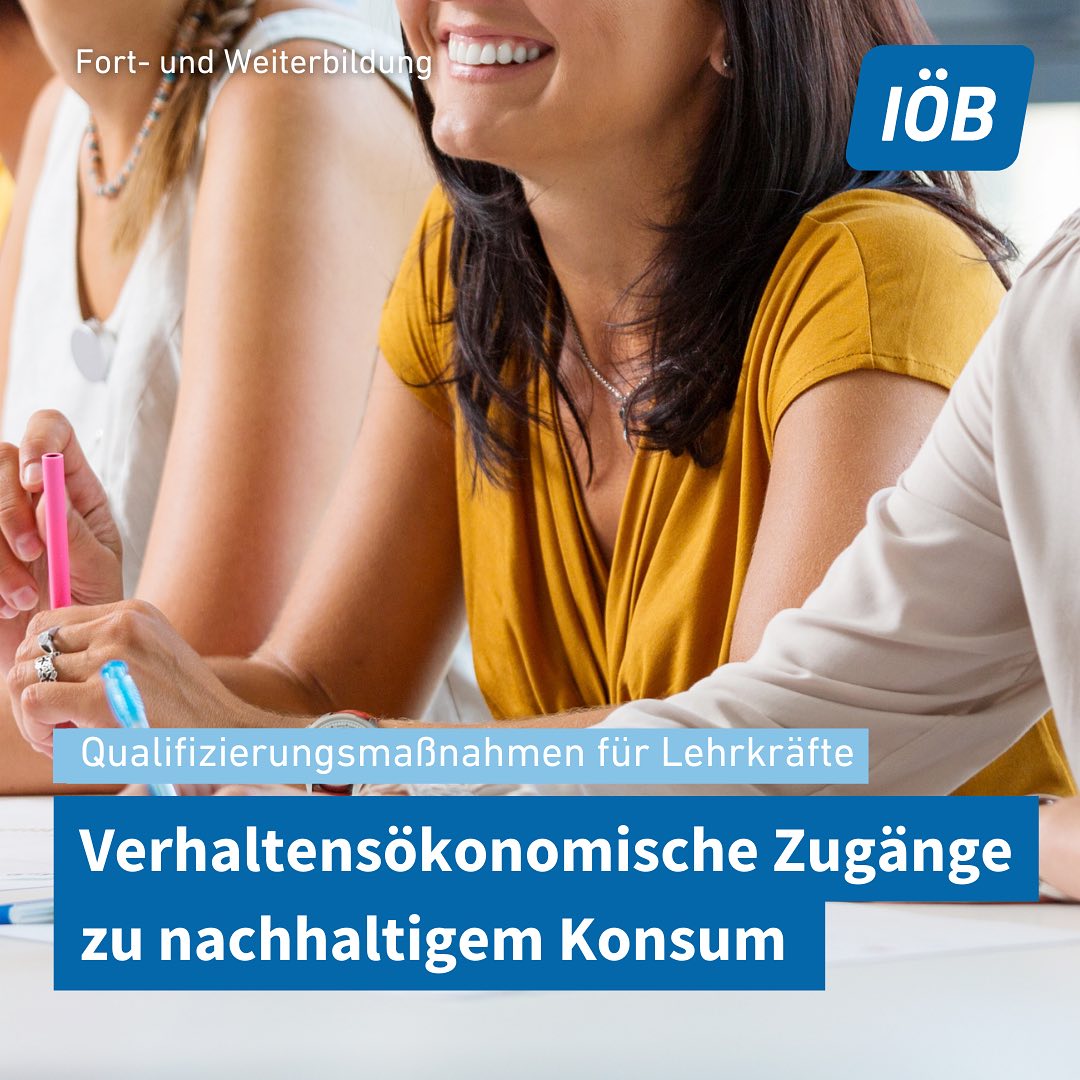 Online-#Fortbildung für Lehrkräfte am 16.11.2023:  Verhaltensökonomische Zugänge zu nachhaltigem Konsum – 👉 Weitere Hinweise und Anmeldung unter vedab.de/veranstaltungs…
🔗 Alle Angebote unter ioeb.de/de/massnahmen.…
#Twlz #BNE #Wirtschaftsunterricht @UniOldenburg
