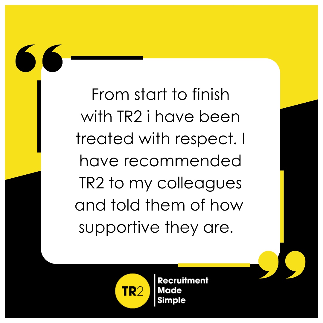 Tr2Rec's tweet image. Another glowing review from a candidate! 💥

#TR2Recruitment #Recruitment #WeAreTheGoodGuys #Clients #Candidates #Rec #Hiring #JobSearch #Employment