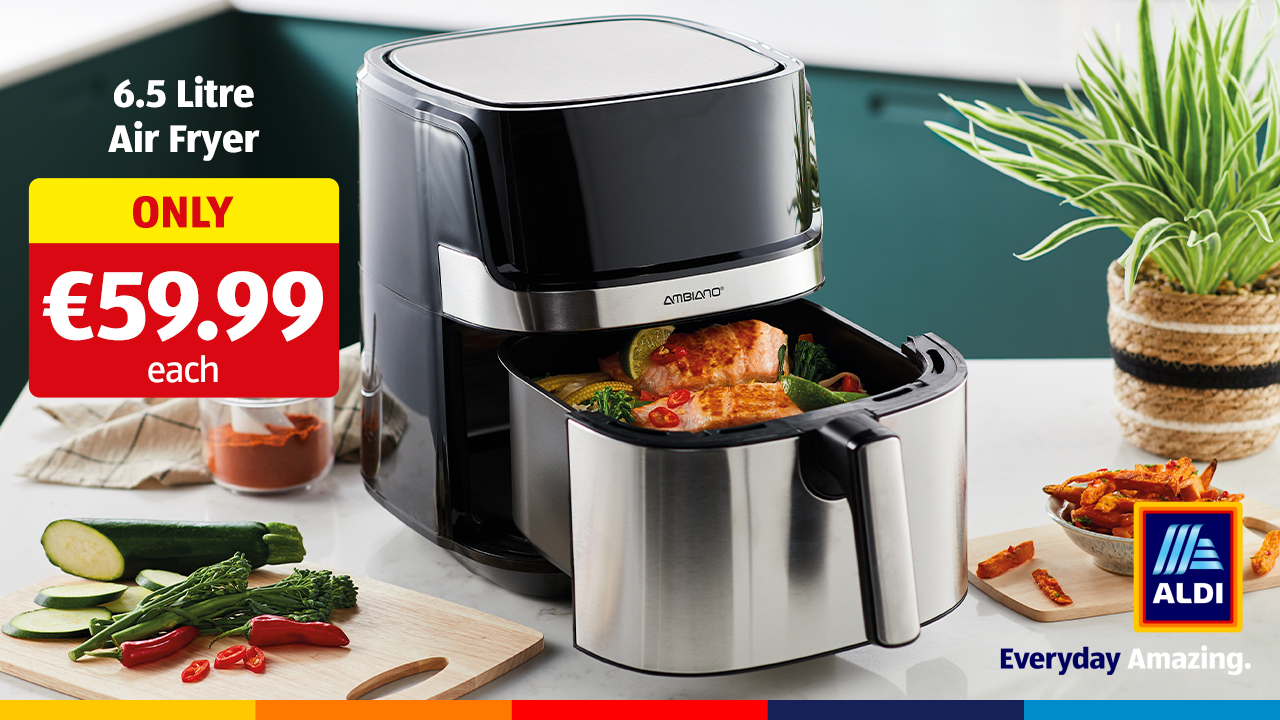 Aldi's Ambiano extra large air fryer is back in stock online