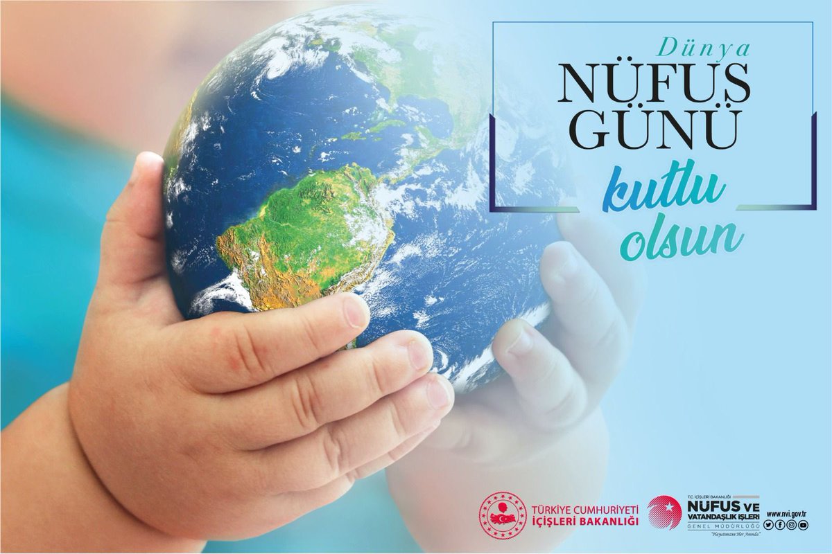 11 Temmuz Dünya Nüfus Günü Kutlu Olsun…
#HayatınızınHerAnında

<a href="/AliYerlikaya/">Ali Yerlikaya</a> <a href="/drturanergun/">Dr. Turan ERGÜN</a> <a href="/sefikaygol/">Şefik AYGÖL</a> <a href="/TCNufus/">Nüfus ve Vatandaşlık İşleri Genel Müdürlüğü</a> <a href="/TC_UsakValiligi/">Uşak Valiliği</a> <a href="/Huriyeakyol10/">Huriye Akyol</a>