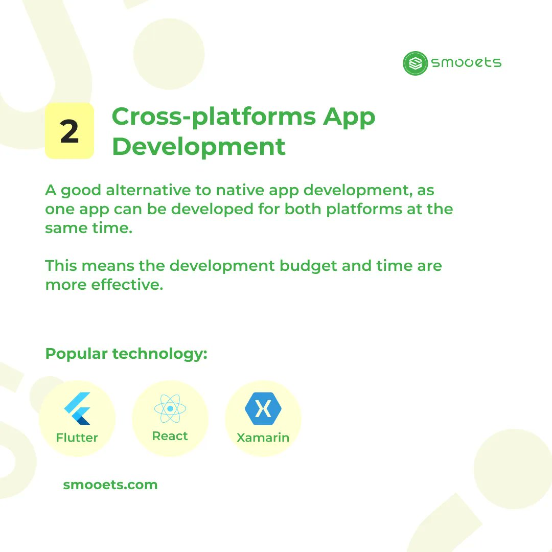 SMOOETS's tweet photo. Mobile development projects are interesting because there are unique approaches available  to choose from.⁣
⁣
Very different development approaches for different purposes, which one do you prefer as a developer or user?⁣
⁣
---⁣
#smooets⁣
#itoutsourcing⁣⁣
#androiddeveloper https://t.co/uw9JYsgPuz