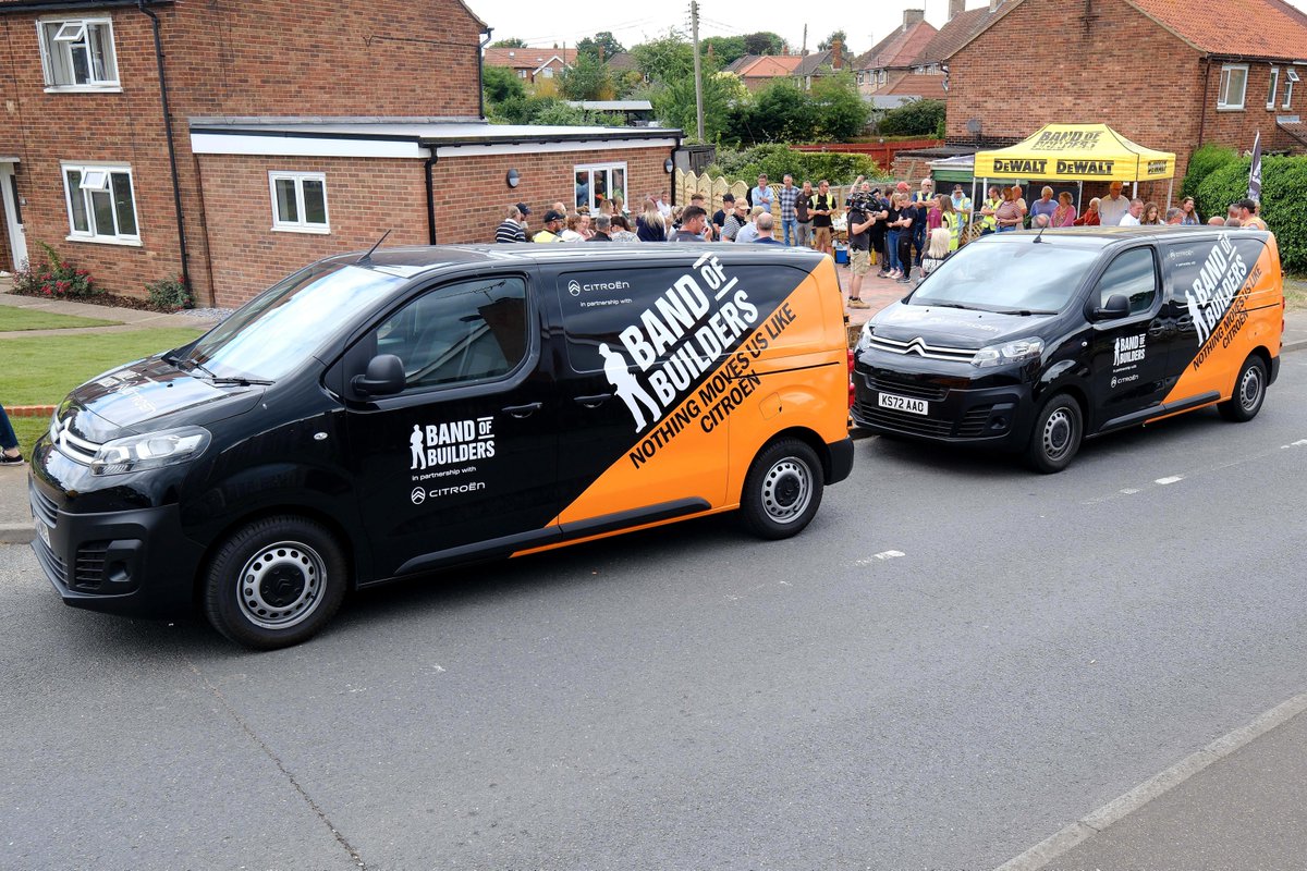#Dispatch and #ëDispatch vans have been provided to <a href="/bandofbuilders/">Band of Builders</a>, as part of an all-new partnership with <a href="/CitroenUK/">Citroën UK</a>. The vehicles used will help support life-enhancing projects, allowing the charity to increase the number of people it can support. 👉bit.ly/46ITQuQ