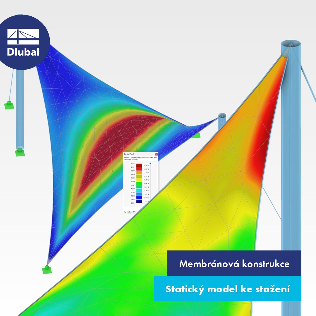 dlubal_cz's tweet image. Membránová konstrukce se dvěma sloupy | Statický model pro RFEM 6 ke stažení

bit.ly/3PvBeIi

#MembranoveKonstrukce #TextilniKonstrukce #FormFinding #Strih #StrihoveVzory #Dlubal #DlubalSoftware #RFEM #RSTAB #StatikaStaveb #StatickyVypocet #Statika #BIM