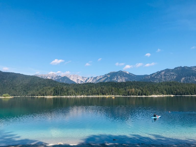 _windingtrail's tweet photo. “This time we walked the trail around the lake, nursing heavy legs from a mountain-top hike the day before, but it gave us plenty of time to admire the Eibsee as we went…”

New on the site: https://t.co/wl8MxuPYFL https://t.co/zktocfLDal