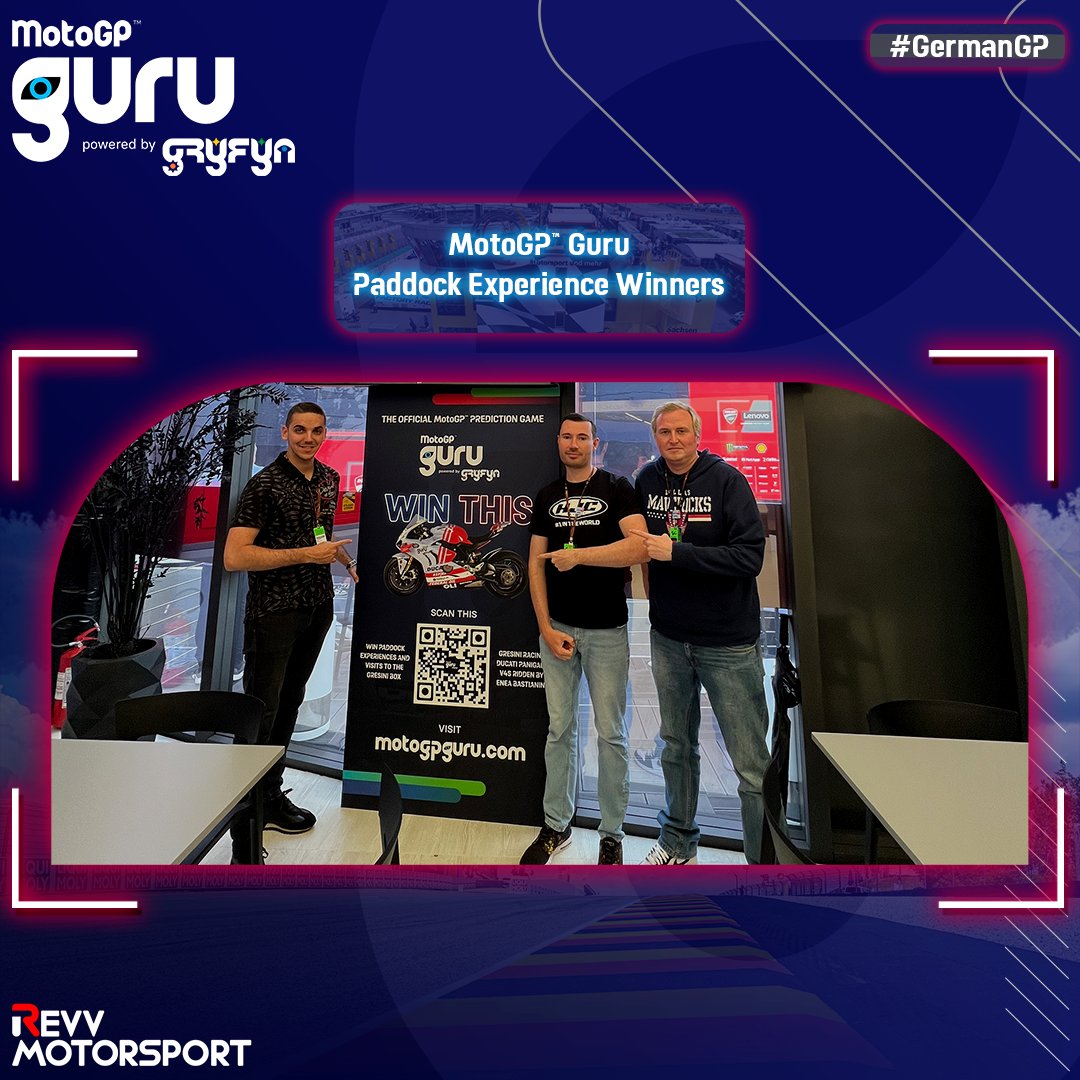 MotoGPGuru's tweet photo. Relive the thrill of the #GermanGP weekend at Sachsenring!
From heart-pounding races to incredible displays of skill, it was a weekend of pure MotoGP magic. And our paddock winners had front-row seats to all the action.๐๐ธ
#MotoGP #MotoGPGuru #REVV #Racing #VIPFeels #Paddock https://t.co/5TbXPAWBtC
