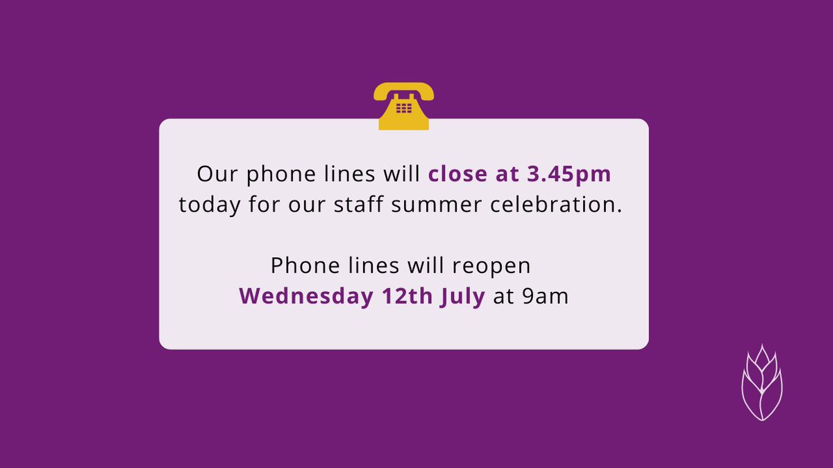 We will close at 3.45 pm today for our staff's annual summer celebration. Phones lines will reopen at 9 am tomorrow morning, Wednesday, 12 July. We look forward to speaking with you on our return. Thank you! #TheIPProfessionals #summer #closed
