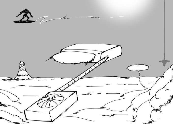 雲の上のエアコン 