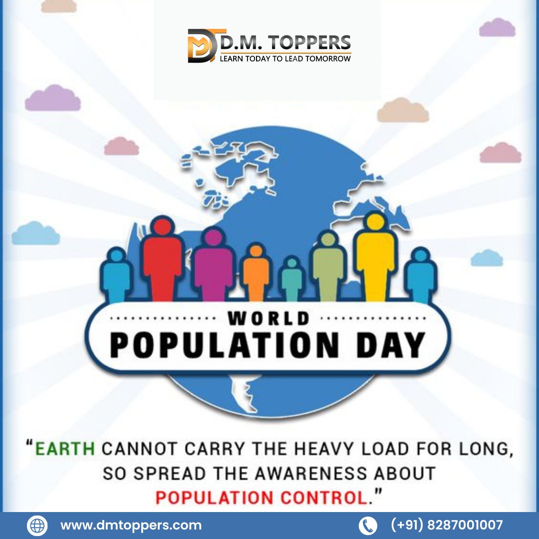 dmtoppers's tweet photo. “Earth cannot carry the heavy load for long, so spread the awareness about Population Control.” Happy World Population Day 2023…!!! 
Contact No :-  08287001007
Website - https://t.co/vLBnbX6fYC
.
.
.
#population_day_2023 #population_day #seo #smo #digital_marketing https://t.co/C2hBaKP7K0