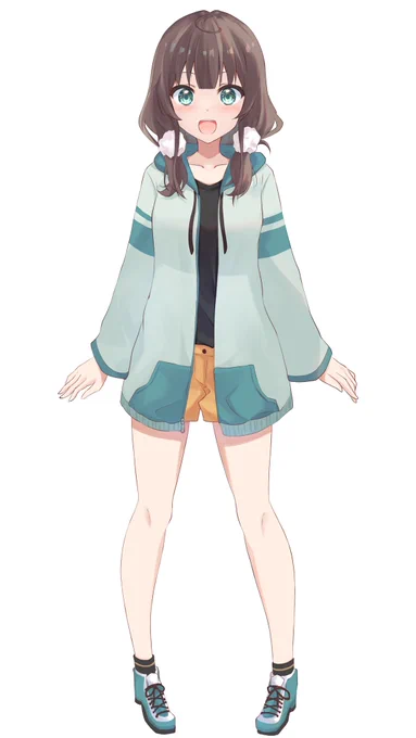 初めて新衣装予想してみました! メガネは完全に願望です どんな衣装か楽しみ!  #夏色まつり新衣装 #祭絵