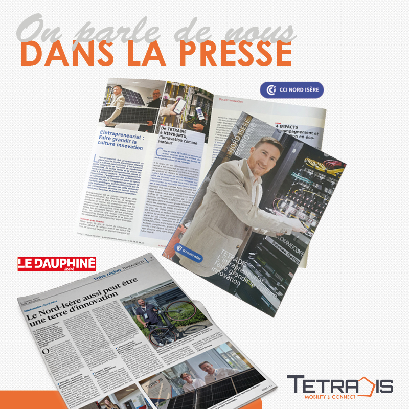 📢 TETRADIS mise à l’honneur par <a href="/ledauphine/">Le Dauphiné Libéré</a> et <a href="/ccinordisere/">CCI Nord Isère</a> Magazine !📰

👀 L'article du Dauphiné : urlz.fr/mF7w

👀 L'article CCI Magazine : urlz.fr/mF7A

🙏 Merci pour cette belle mise en lumière.