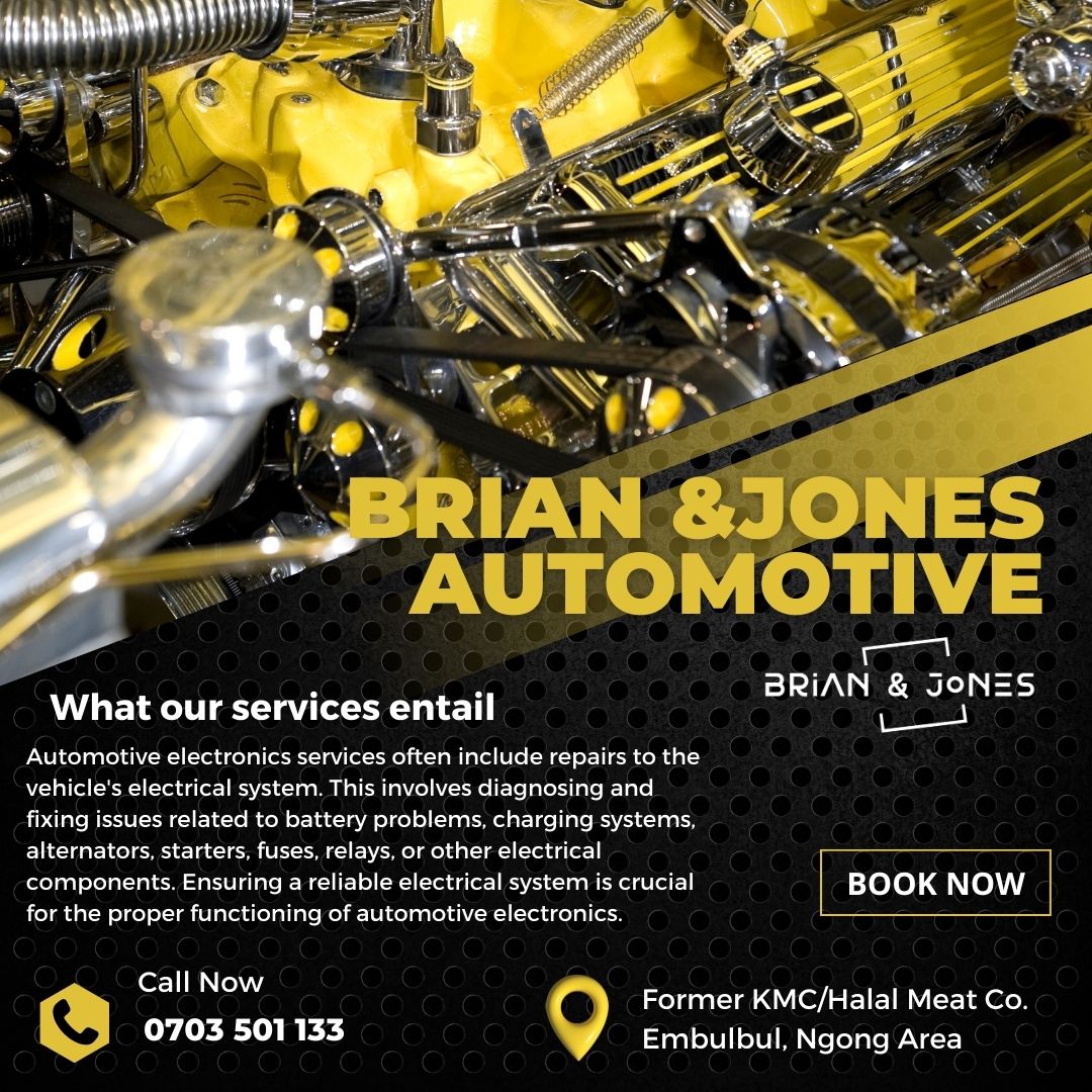 Brianjones_auto's tweet photo. We know our craft and we assure and guarantee you are in safe hands with us.
Book us now.
Call: 0703501133
#chiptuning #keyservices #immobilizerdelete #custommodule #computeriseddiagnosis #mechatronictransmission #hybridandelectricvehicles #brianandjonesautotronics #nairobikenya https://t.co/FZtbINEU8s