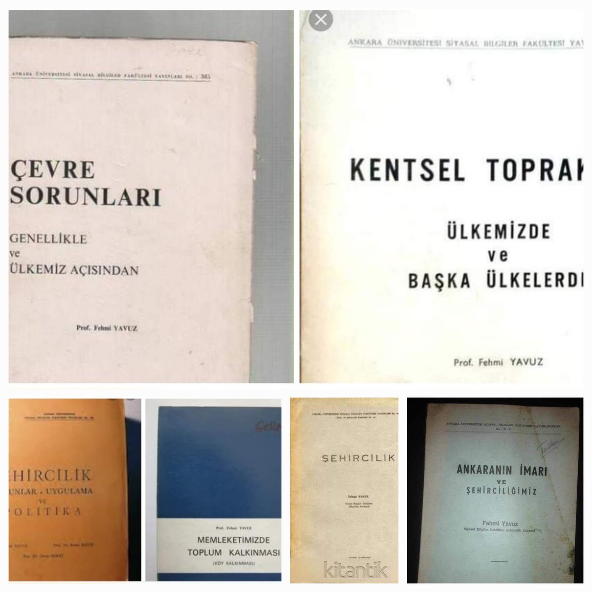 Fakültemizde ve Türkiye'de kent, çevre ve yerel yönetim politikalarının  bir bilim dalı olarak kurulmasının Ernst Reuter ile birlikte öncüsü olan Hocamız Prof.Fehmi Yavuz'u 33. vefat yıldönümünde saygı, minnet ve rahmetle anıyoruz.