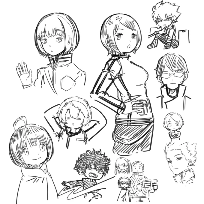 今日は沢山描いた 