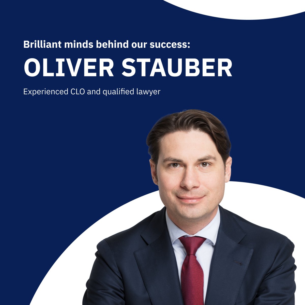 Official welcome to Oliver Stauber - a board member of Blocktrade. As an  experienced CLO and a qualified Lawyer focusing on #FinTech #Blockchain,  #ICOs, #STOs and #Cryptocurrencies Oliver is our strategic advisor