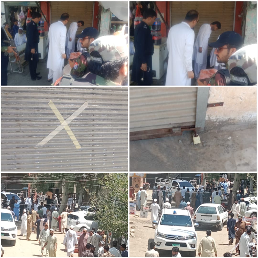 Sajid_Mohmand42's tweet photo. بے بس ، مجبور اور کٹھ پتلی ضلع انتظامیہ ایک بار پھر دباؤ برداشت نہ کر سکی اور سابق ایم این اے و سینئر نائب صدر خیبر پختونخواہ ساجد خان مہمند کا غلنئی بازار میں واقع فیملی مارکیٹ سیل کر دیا ۔
یاد رہے چند دن پہلے ساجد خان مہمند کا کرش پلانٹ بھی سیل کیا گیا تھا ۔
@AliAminKhanPTI https://t.co/QGlB1u6jDP