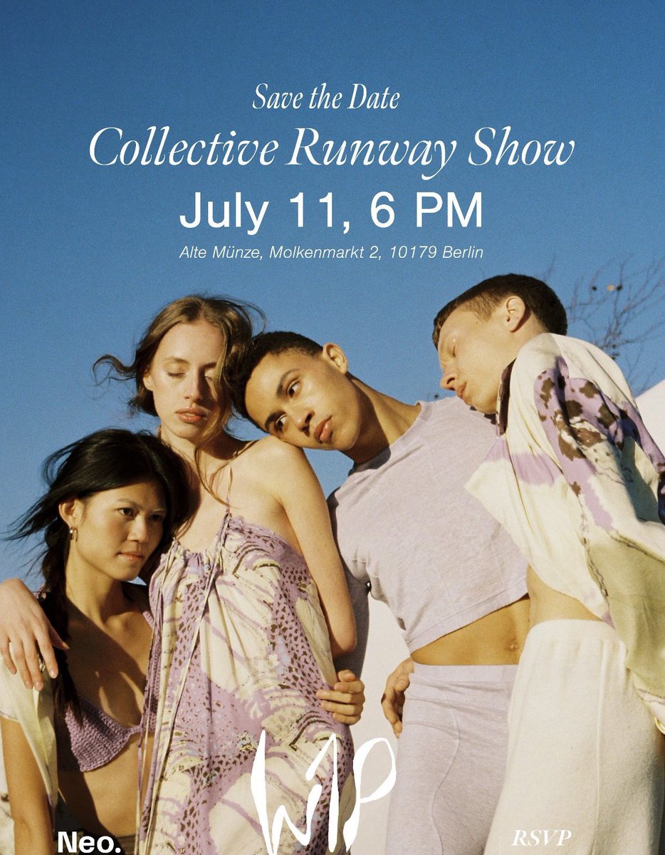 lottiewestphal's tweet photo. Super excited that W1P Studios is part of Berlin Fashion Week. A selection of the latest collection will be showcased today at https://t.co/sjocM4QB7U. You can access the livestream here: https://t.co/1a5uHQEsj9 https://t.co/tvrOUhFuaC