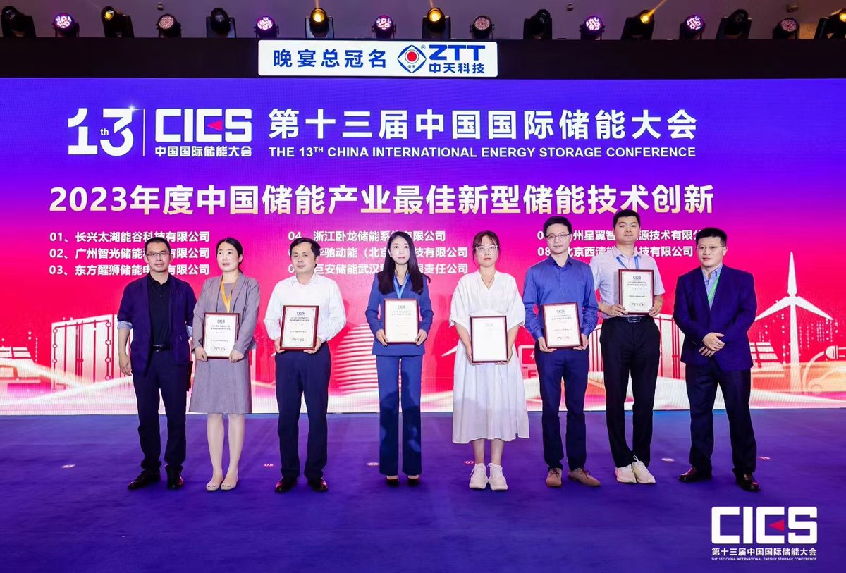 GWLPower's tweet photo. 🎖️ 🔋 We are the proud European distributor of the Thundersky Winston #LFP cells and batteries recently awarded the Best Innovative Energy Storage Technology Award at the 2023 CIES Hangzhou Exhibition in May 2023. https://t.co/5OyY71niKX