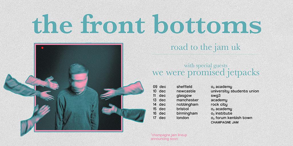 Good morning! We’re very happy to announce that we’ll be joining @TheFrontBottoms on their UK tour this December. Hopefully we’ll see some of you there for a nice pre-Christmas party! Tickets on sale 9am Friday!