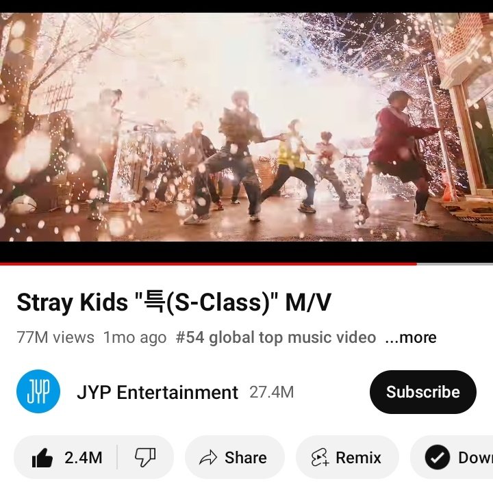 Stray Kids Streams on Twitter: ".@Stray_Kids "특(S-Class)" MV has ...