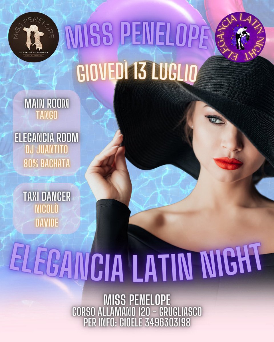 Stanchi di ballare sempre le solite Bachate?
Non volete più aspettare mezz'ora, prima di ballare una Bachata ricca di Patos?
Siamo la serata che stavate aspettando!
#bachataelegancia #bachatasensual #bachata #bachatafusion #bachatalove #giovedi #elegancialatinnight #bachatatorino