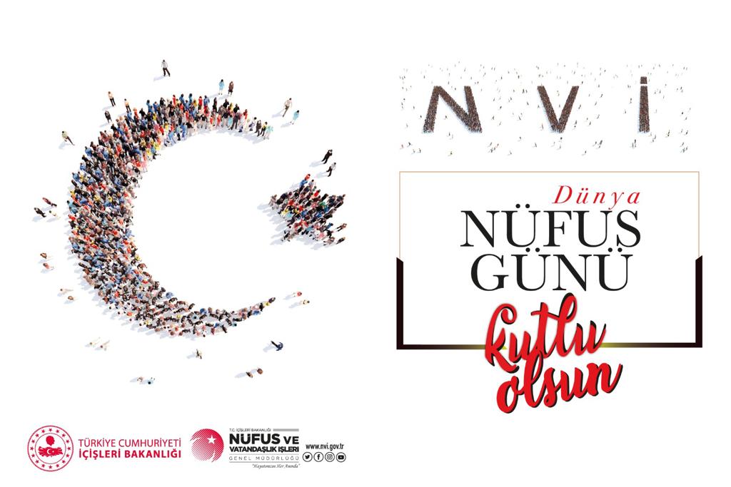 Nüfus ailesinin 11 Temmuz Dünya Nüfus Günü kutlu olsun.
<a href="/sefikaygol/">Şefik AYGÖL</a> 
<a href="/TCNufus/">Nüfus ve Vatandaşlık İşleri Genel Müdürlüğü</a> 
<a href="/TC_icisleri/">T.C. İçişleri Bakanlığı</a> 
#11TemmuzDünyaNüfusGünü
#HayatınızınHerAnında