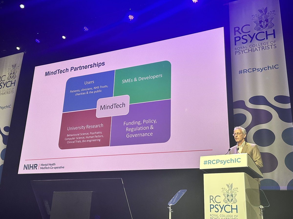 Royal College of Psychiatrists (@rcpsych) on Twitter photo MindTech is now 10 years old. Our aim is to support bodies like <a href="/NICEComms/">NICE</a> and bridge the gap between clinical domain and treatments for patients using digital media #RCPsychIC <a href="/MindTech_Doc/">Prof Chris Hollis</a> MindTech is now 10 years old. Our aim is to support bodies like <a href="/NICEComms/">NICE</a> and bridge the gap between clinical domain and treatments for patients using digital media #RCPsychIC <a href="/MindTech_Doc/">Prof Chris Hollis</a>