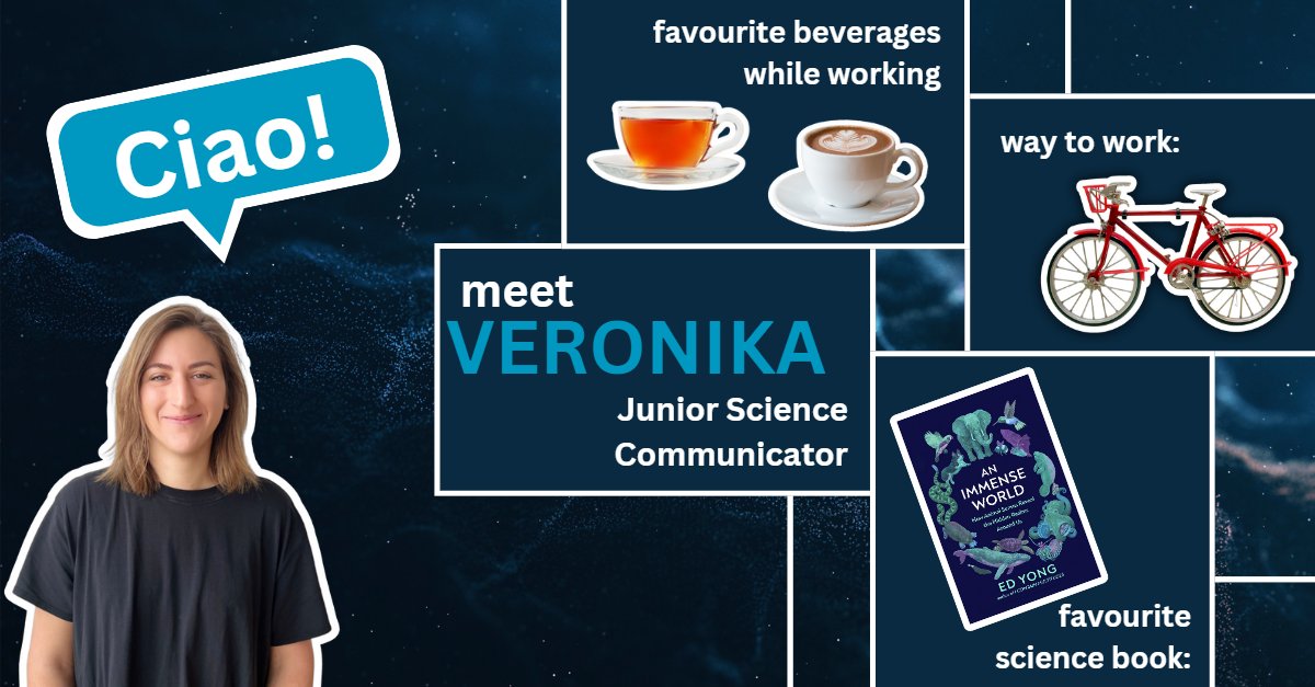 ESCI (@scicomms) on Twitter photo Introducing our new employee @VeronikaCollo ๐Veronika joined our team as a junior science communicator and she helps with the communication and dissemination of <a href="/ReschoolEnergy/">Reschool Project</a> Project and <a href="/MasterXR_EU/">Master_XR</a> Soon she will also contribute to <a href="/H2020Omicron/">Omicron project</a> and <a href="/ClimateImpetus/">Climate Impetus</a> ๐ Introducing our new employee @VeronikaCollo ๐Veronika joined our team as a junior science communicator and she helps with the communication and dissemination of <a href="/ReschoolEnergy/">Reschool Project</a> Project and <a href="/MasterXR_EU/">Master_XR</a> Soon she will also contribute to <a href="/H2020Omicron/">Omicron project</a> and <a href="/ClimateImpetus/">Climate Impetus</a> ๐