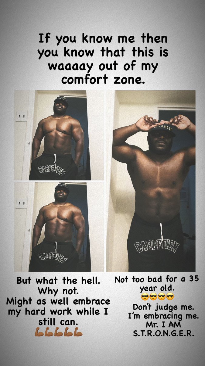 KyleCatch22's tweet photo. I’m just trying to become a better me. 💪🏾💪🏾💪🏾💪🏾💪🏾
#iamstronger 
#exercise 
#fitness 
#BlackMan 
#personaltrainer 
#PersonalGrowth 
#healthylifestyle 
#chest 
#core 
#abs https://t.co/QzZ3W6hgfZ