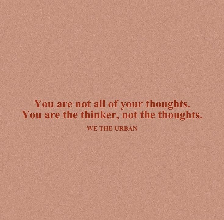 ramyeonjpg's tweet image. you are not all of your thoughts.
you are the thinker,
not the thoughts.

#CognitiveDefusion