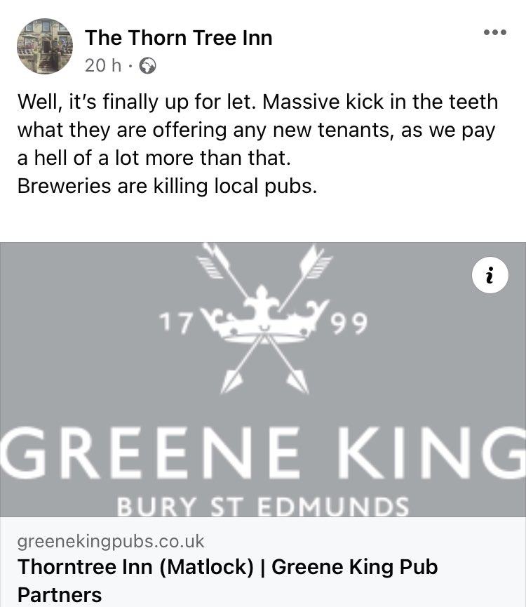 Graham_Meakin's tweet photo. A great pub potentially on the brink of disappearing thanks to Greedy Greene King. This is a proper community pub, so many will be saddened by this and will be gutted if they lose it. Anyone got some spare cash and fancy buying it to stop these pricks? Please share x https://t.co/bD8AGg9dVz