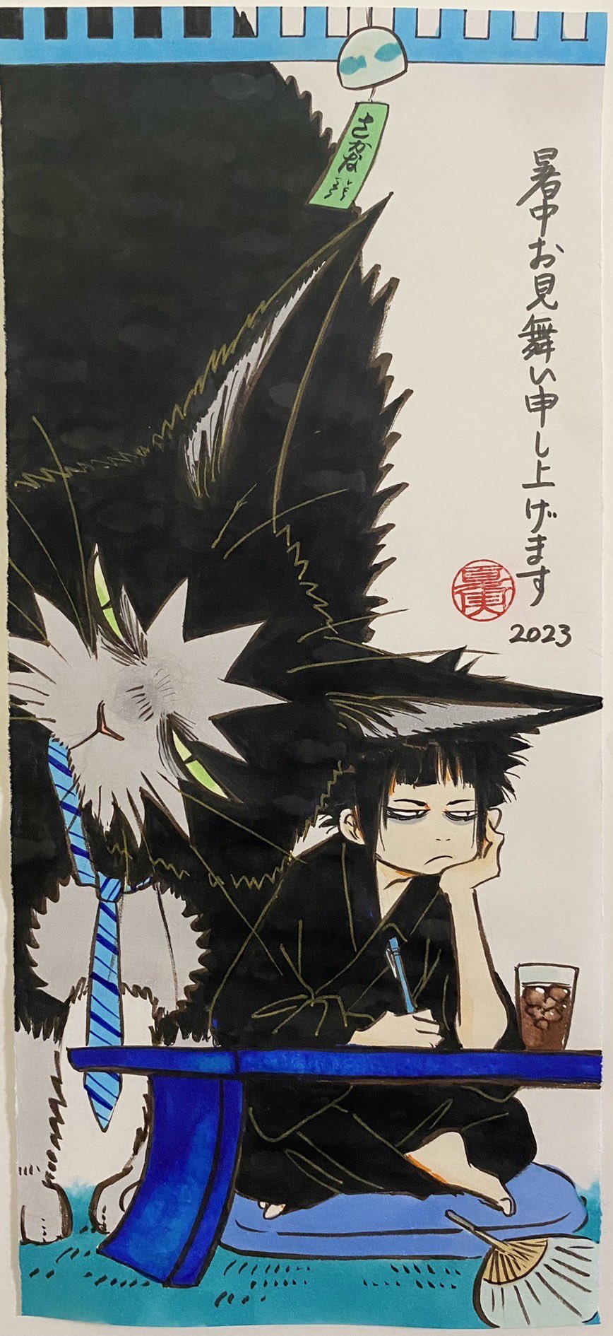 もじのすけさま専用（原画）月灯の森 ほか　2点おまとめ 出禁のモグラ」「鬼灯の冷徹」公式 on X: 