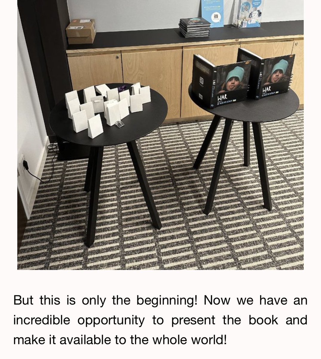 And my heart melts when seeing the success of the book and hope it will raise awareness of condition of Kids in a country at war and raise fund to help th psychologycally in Ukraine ❤️ 

Here is the email I had from <a href="/voices_org_ua/">Voices Of Children 🇺🇦</a> this morning 🥲

🙏