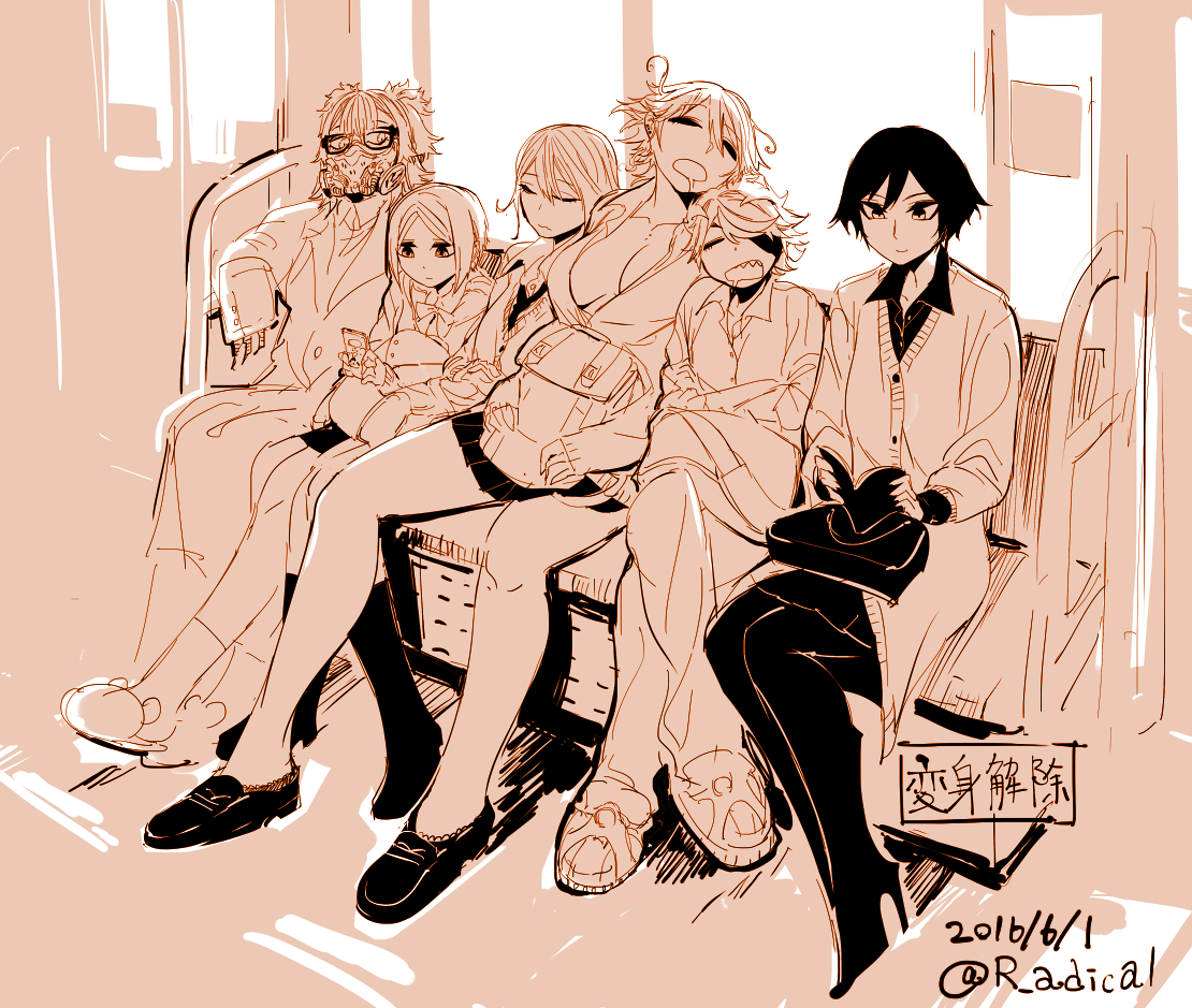 水着と帰路っぽい絵 