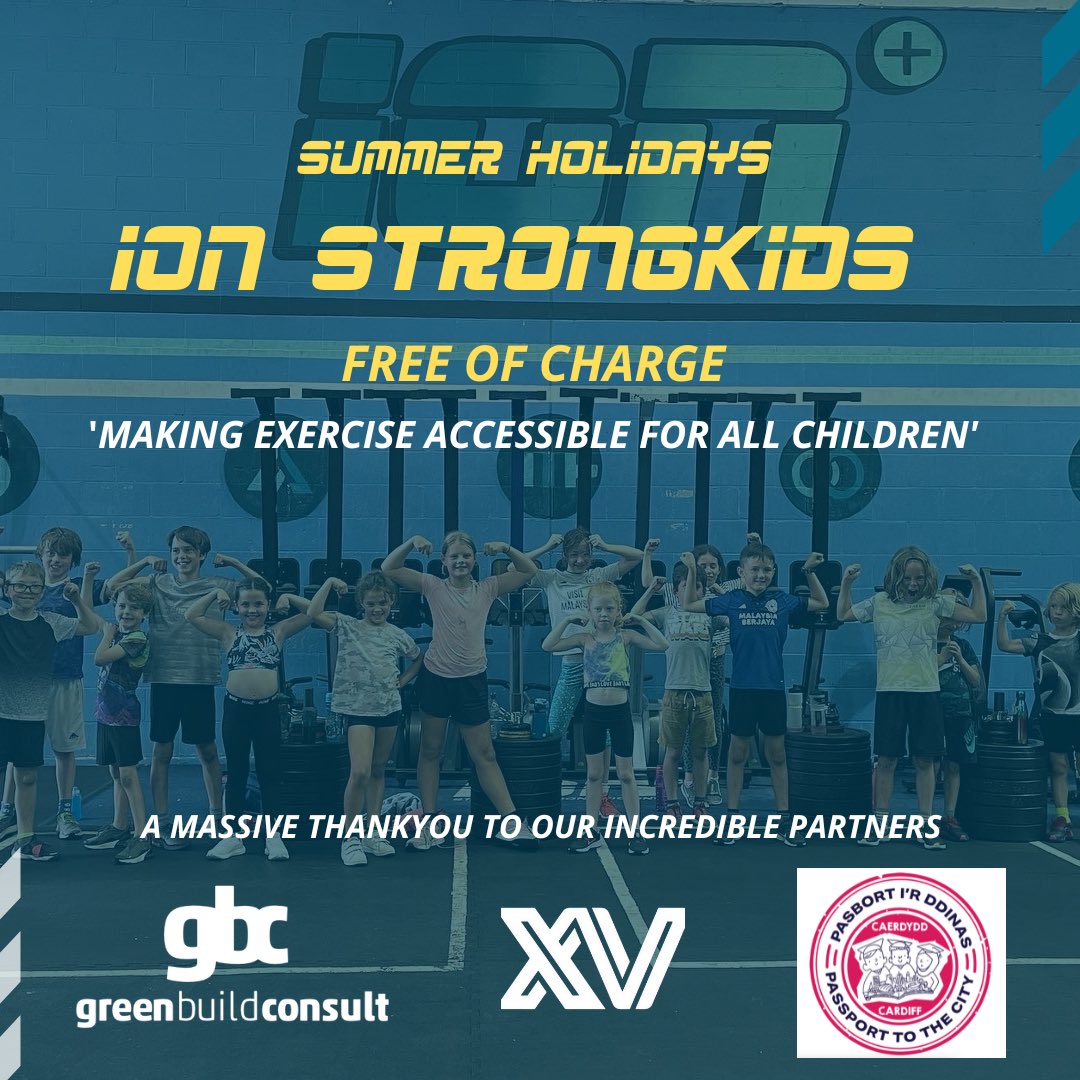 Ion Cardiff (@ioncardiff) on Twitter photo We will be running a minimum of 4 weeks of Free Health & Exercise classes for Children during the Summer Holidays.
A big thanks to our current sponsors for this summer.
<a href="/GreenBuild_/">GreenBuild Consult</a>
@CP2TC_CPIDd
Project-XV
<a href="/IonCardiff/">Ion Cardiff</a> We will be running a minimum of 4 weeks of Free Health & Exercise classes for Children during the Summer Holidays.
A big thanks to our current sponsors for this summer.
<a href="/GreenBuild_/">GreenBuild Consult</a>
@CP2TC_CPIDd
Project-XV
<a href="/IonCardiff/">Ion Cardiff</a>