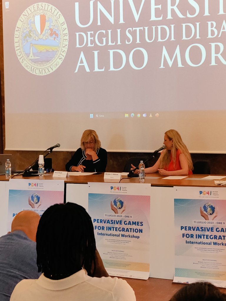 PG4Integration's tweet photo. "Anche i problemi che ci sono oggi in #francia sono i risultati di una politica di #integrazione fallimentare" la prof. e demografa Michela Pellicani, sottolineando l'importanza dei progetti come #pg4i #pervasivegames https://t.co/X8g4aKiHXT