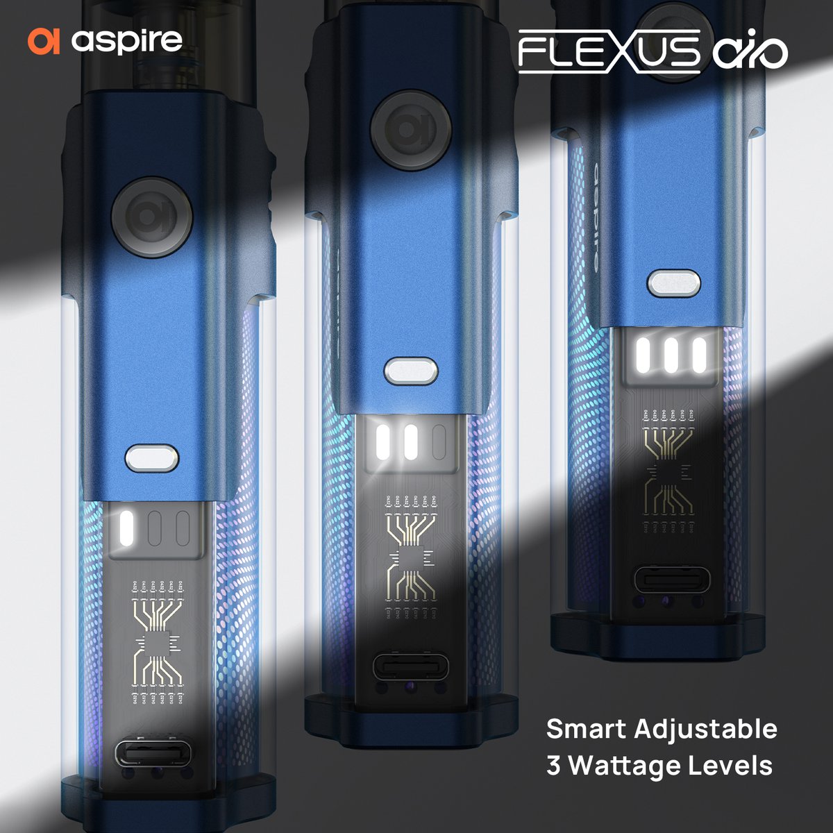 aspire_japan's tweet photo. スマートアジャスタブルフレクサスAIO:最適な喫煙のための3つのワット数レベル。
.
.
低レベル: 赤で 2 回点滅 (蒸気が少ない)
中レベル: ブルーのフラッシュ 2 回 (中蒸気)
高レベル: 緑色に 2 回点滅 (蒸気が多い)
#flexusAIO #aspirecigs #alwaysaspire #aspiretech #vape好きな人と繋がりたい https://t.co/hncCzgKC0K