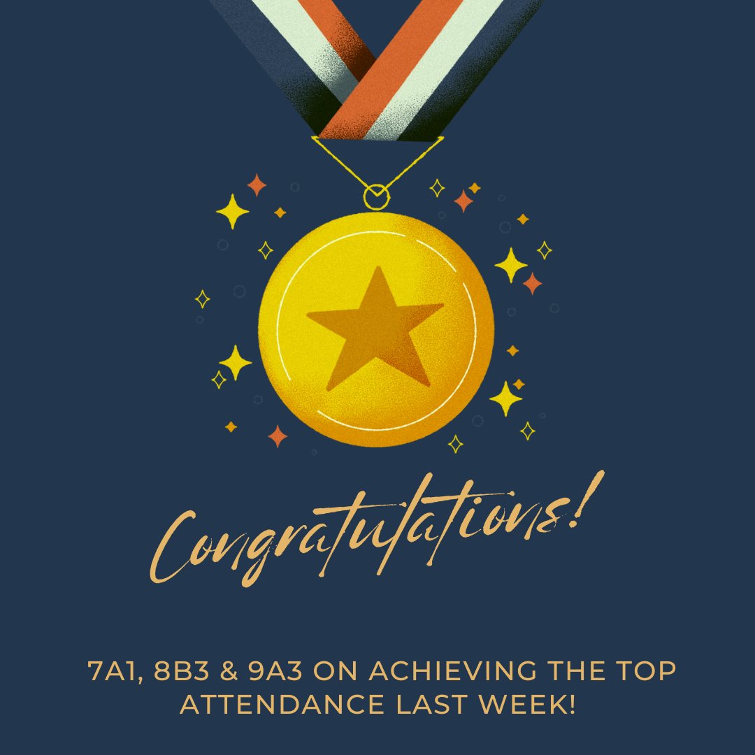 ArthurTerrySch's tweet photo. Congratulation to Mr Lawlor, Miss Charles &amp; Miss Harris' tutor groups on achieving the top attendance for last week! 

✅✅✅

#AttendanceMatters https://t.co/3sMp0WfF6J